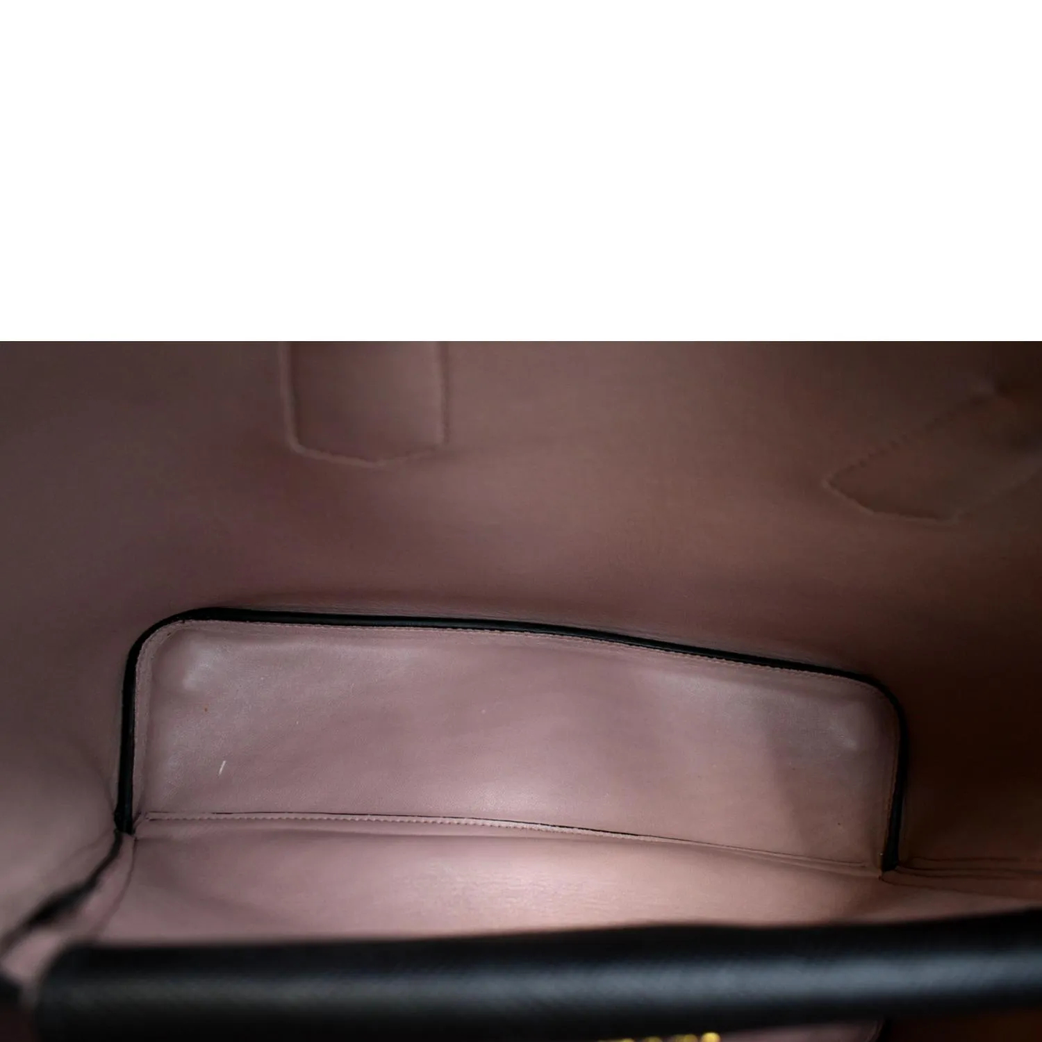 PRADA Medium Double Saffiano Leather Crossbody Bag Black