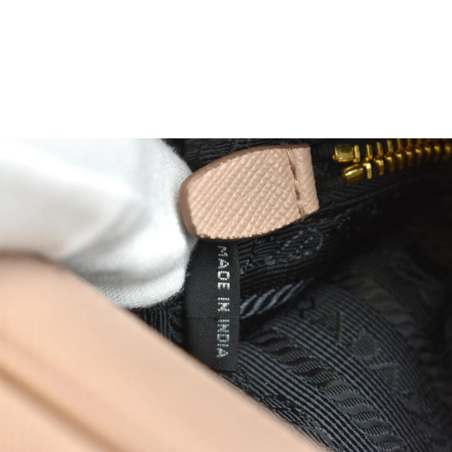 PRADA Small Saffiano Leather Camera Crossbody Bag Pink