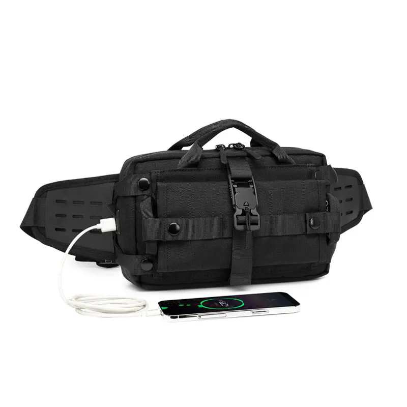 Pretty Graceful Men's Fashion Waterproof Slanted Bags