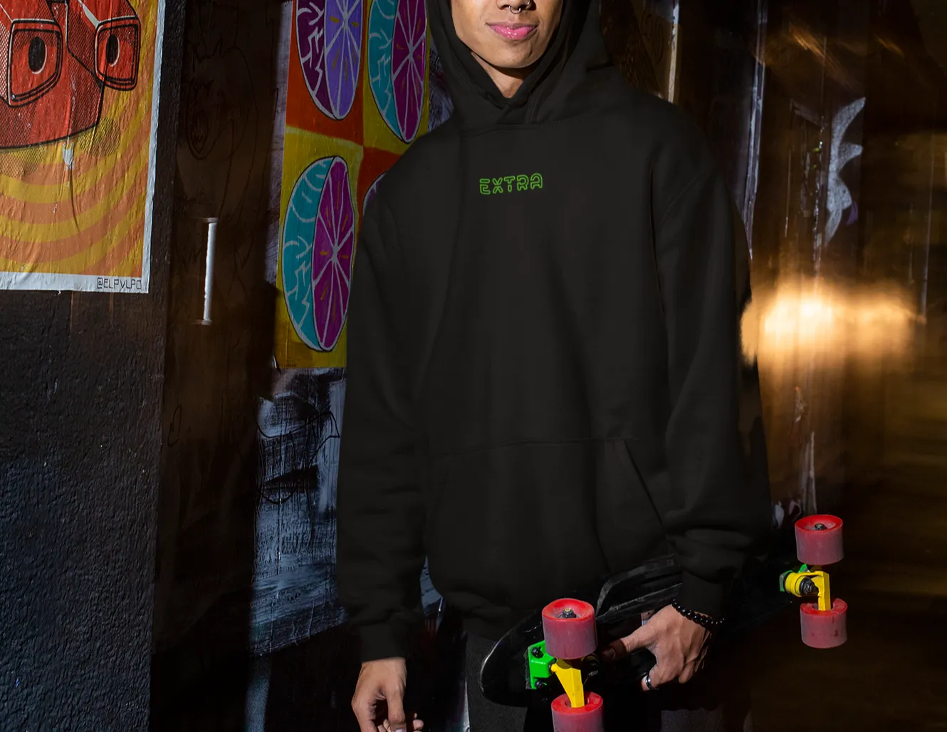 "Extra" Adult Hoodie