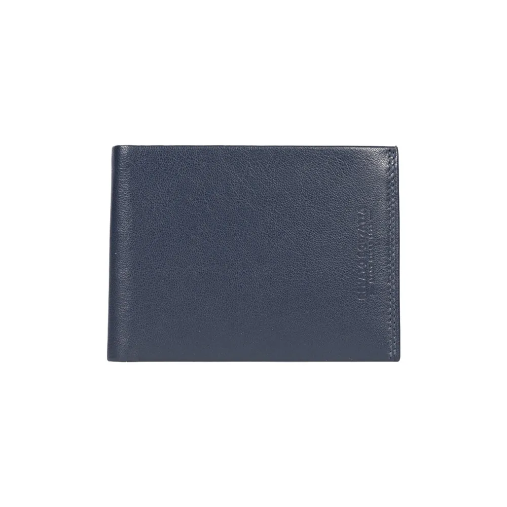 Renato Borzatta Men's leather wallet blue
