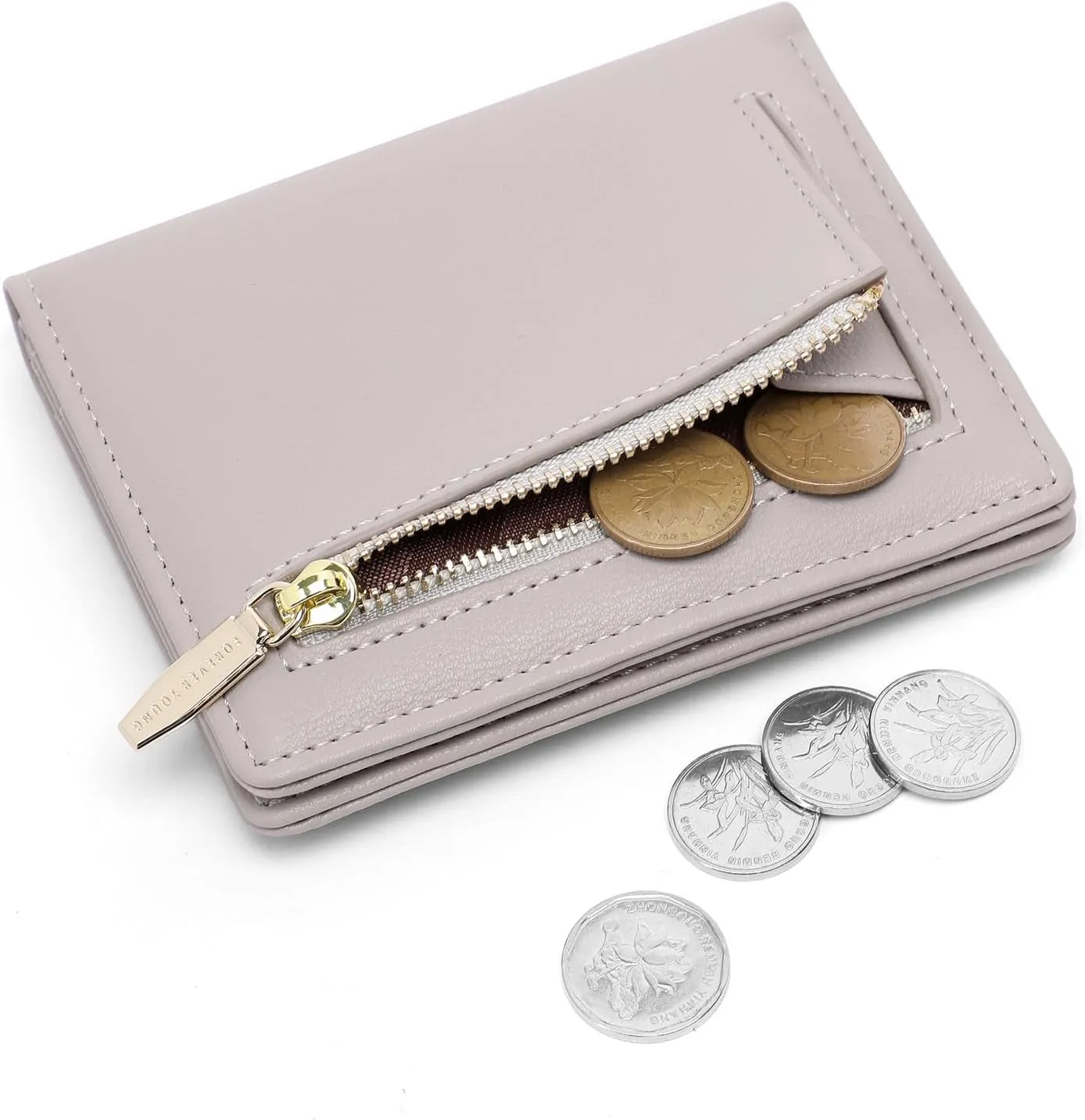 RFID Blocking Bifold Wallet Compact Small Wallet For Women
