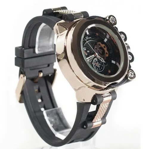 Rose Gold Black  Watch