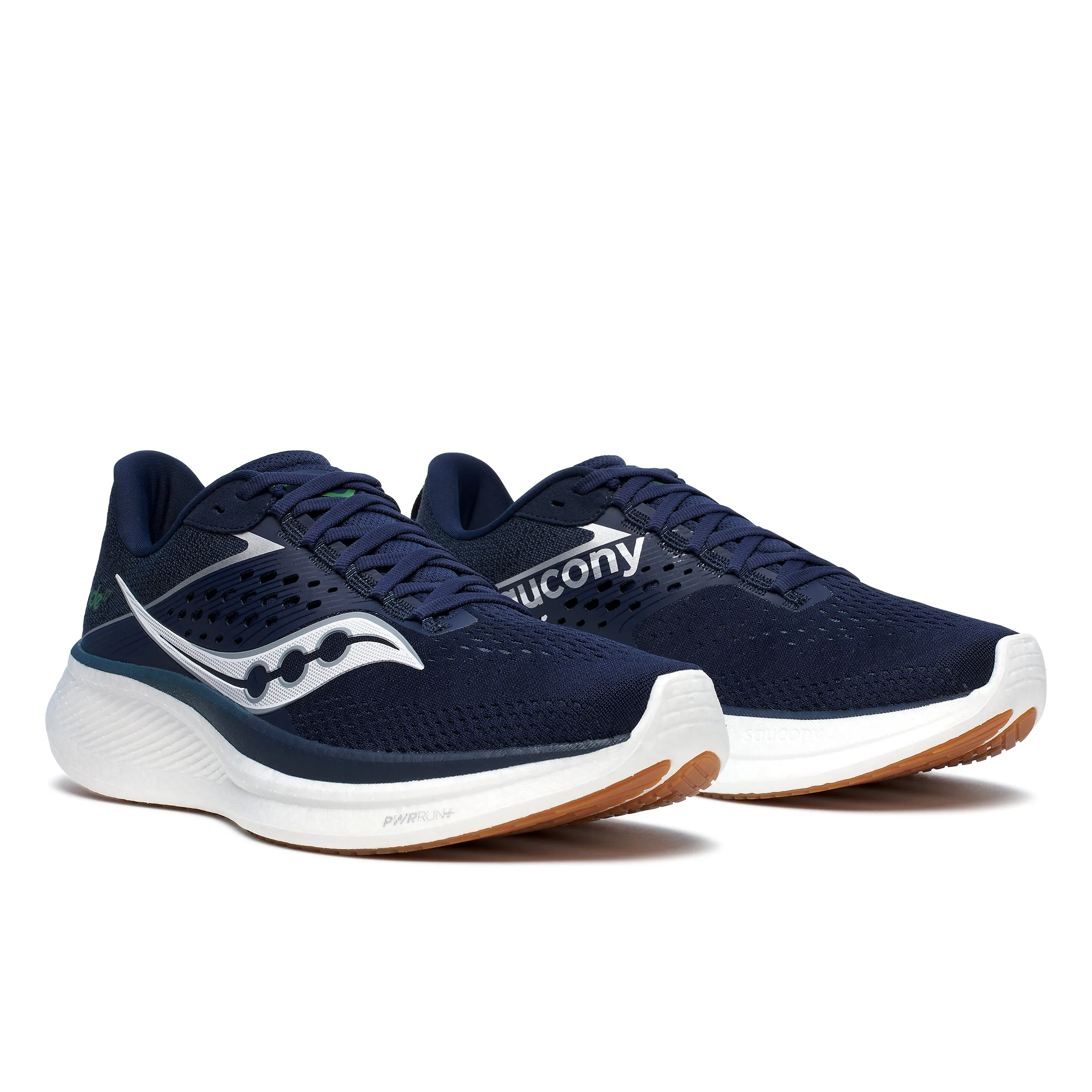 Saucony Ride 17 (Mens) - Navy/Gum