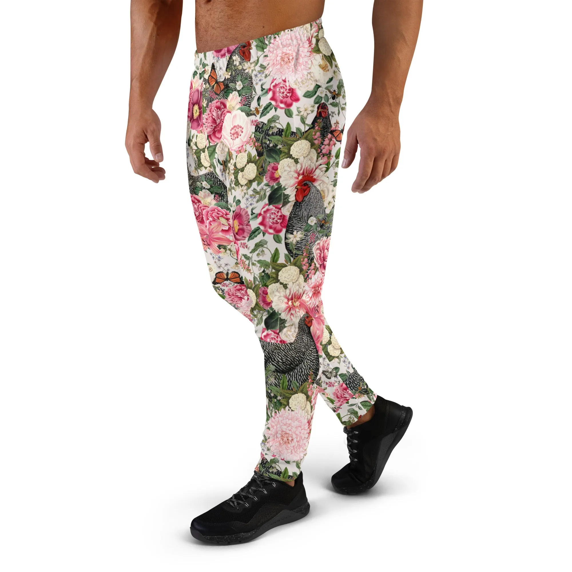Secret Chicken Garden Unisex Joggers, barred rock neutral