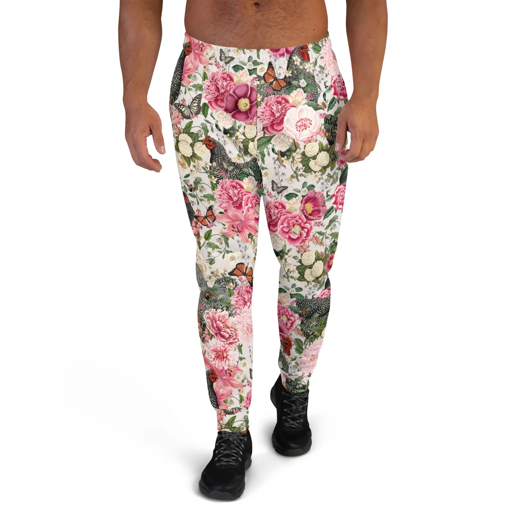 Secret Chicken Garden Unisex Joggers, barred rock neutral