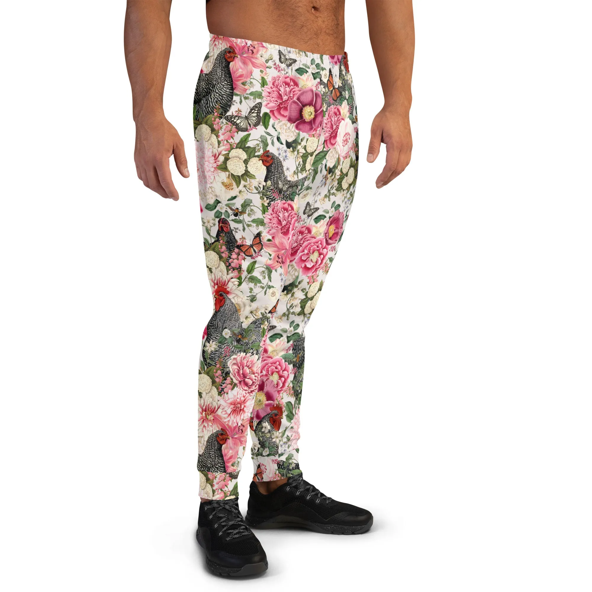 Secret Chicken Garden Unisex Joggers, barred rock neutral