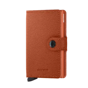 SECRID Miniwallet Leather - Crisple Pumpkin