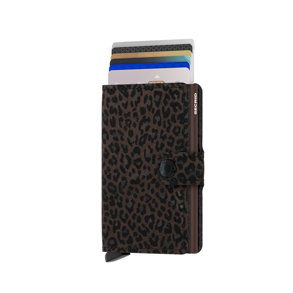 SECRID Miniwallet Leather - Leo Brown