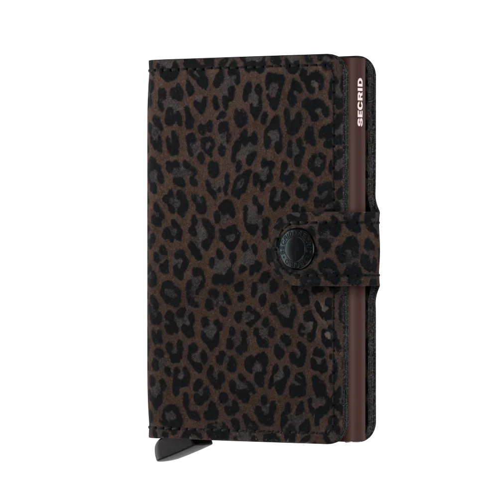 SECRID Miniwallet Leather - Leo Brown
