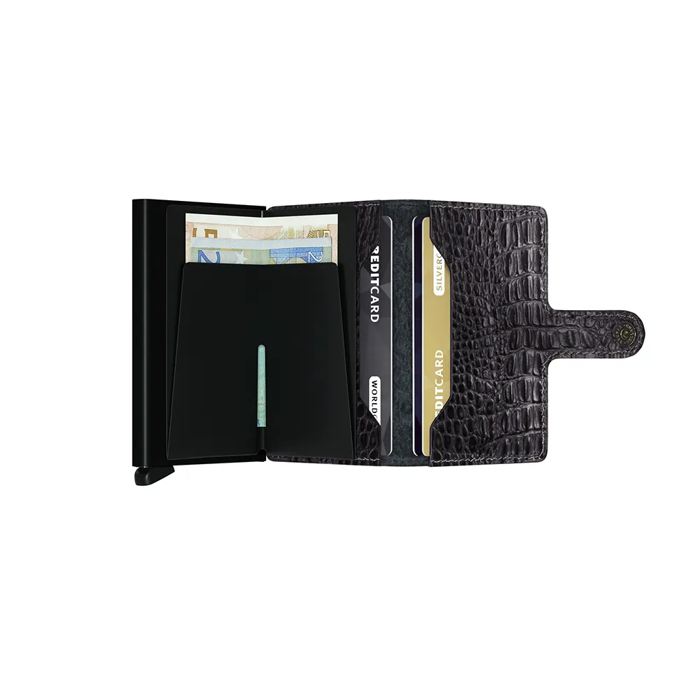 SECRID Miniwallet Leather - Nile Black