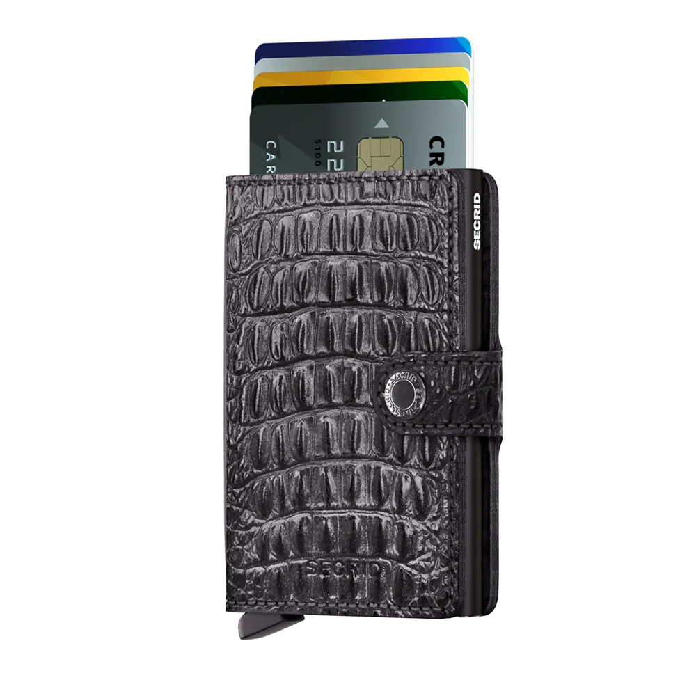 SECRID Miniwallet Leather - Nile Black
