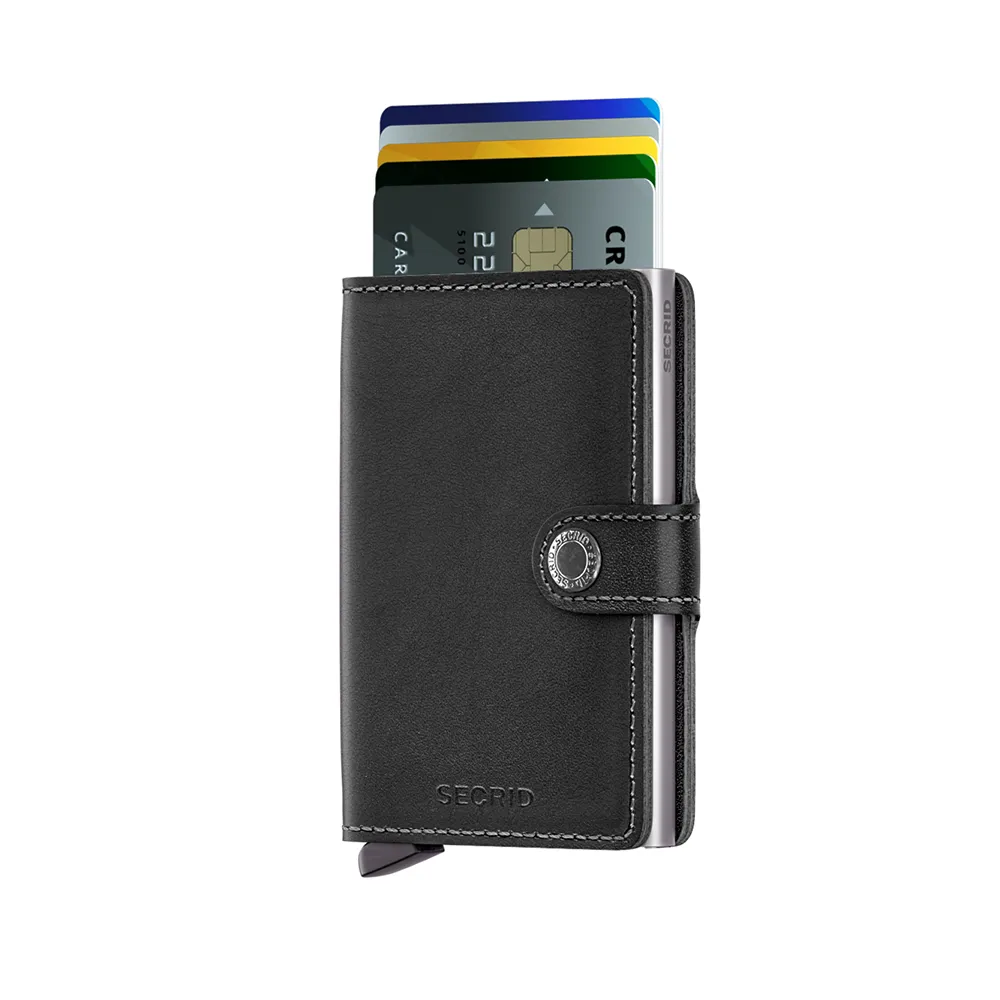SECRID Miniwallet Leather - Original Black