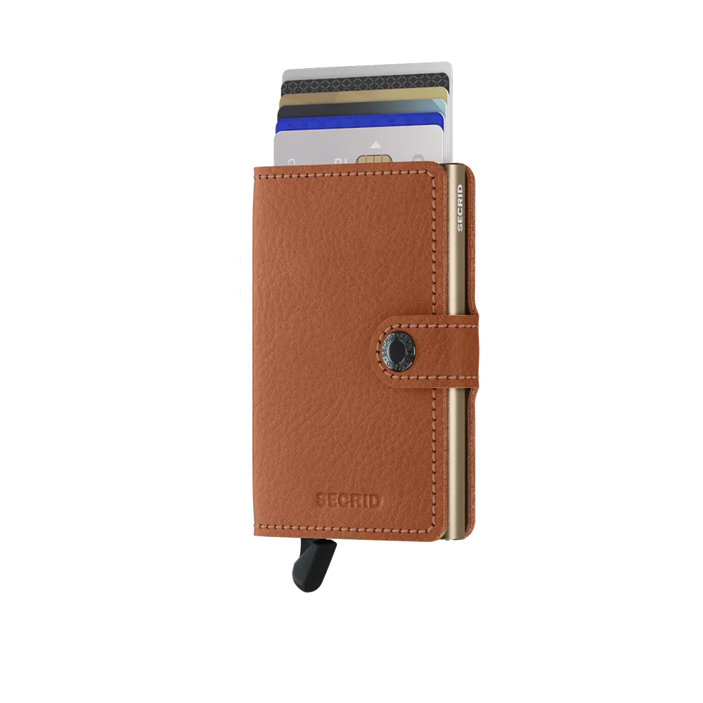 SECRID Miniwallet Leather - Veg Tanned Caramello-Sand