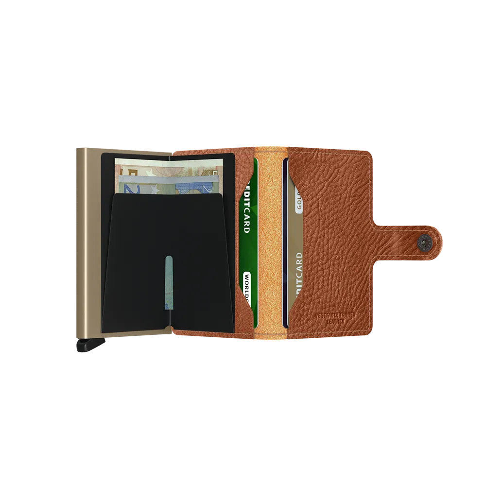 SECRID Miniwallet Leather - Veg Tanned Caramello-Sand