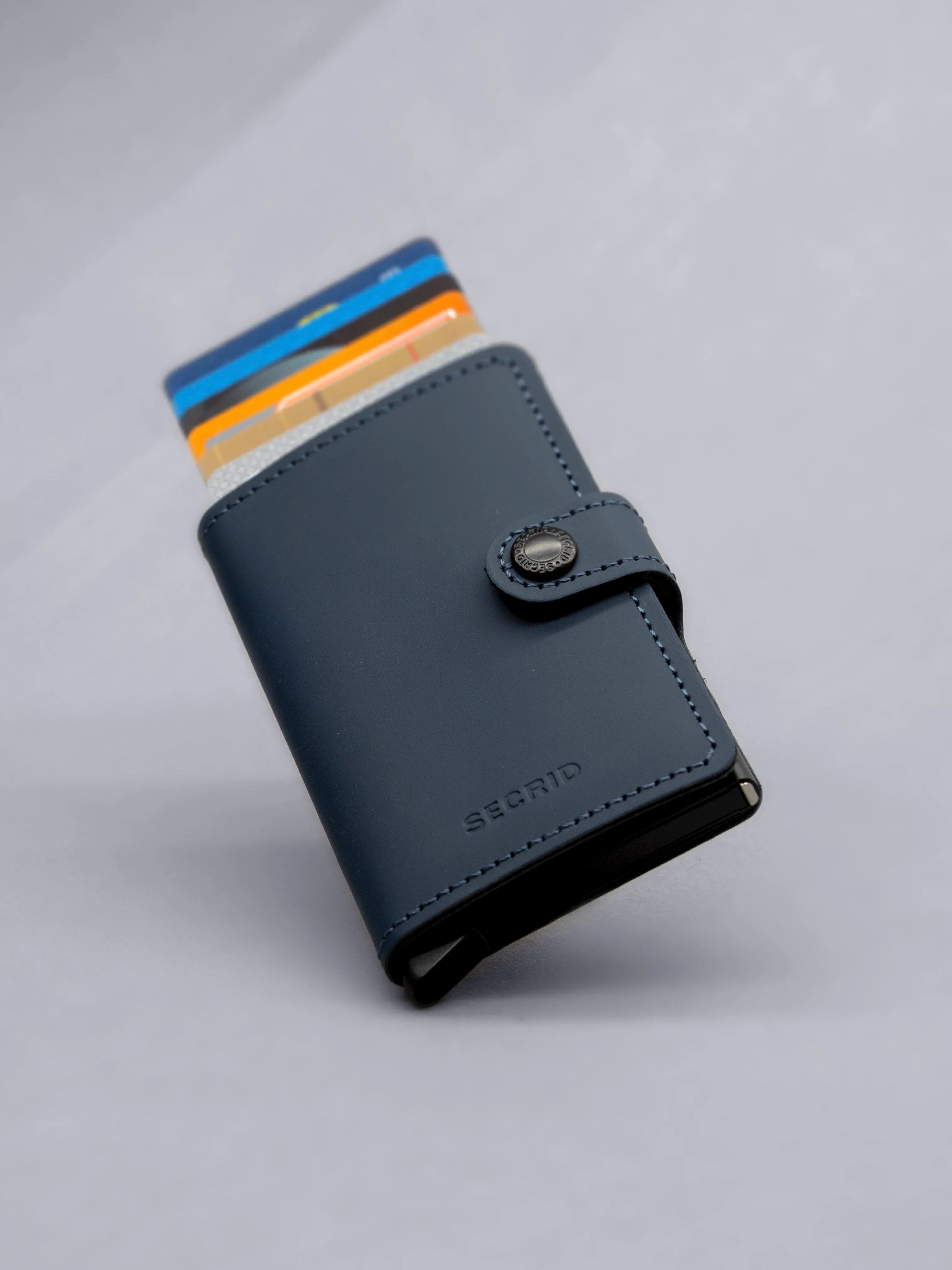 Secrid Miniwallet Stitch Linea Orange