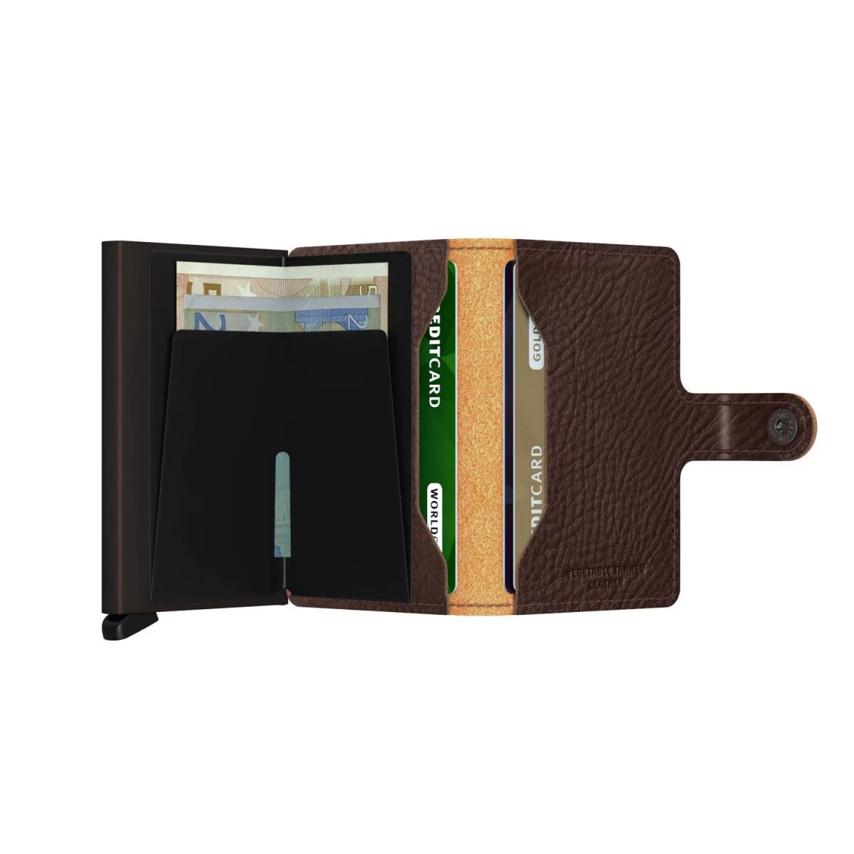 Secrid Miniwallet Vintage Veg - Espresso Brown