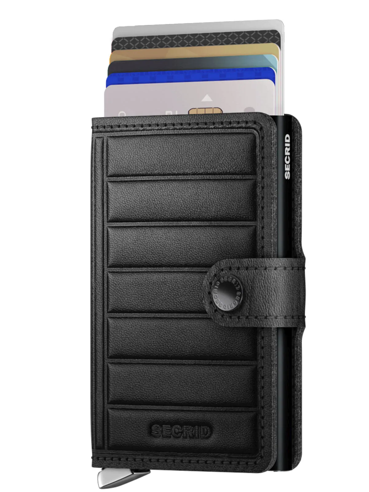 Secrid Premium Edition Miniwallet Emboss Lines Black