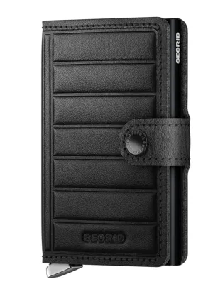 Secrid Premium Edition Miniwallet Emboss Lines Black