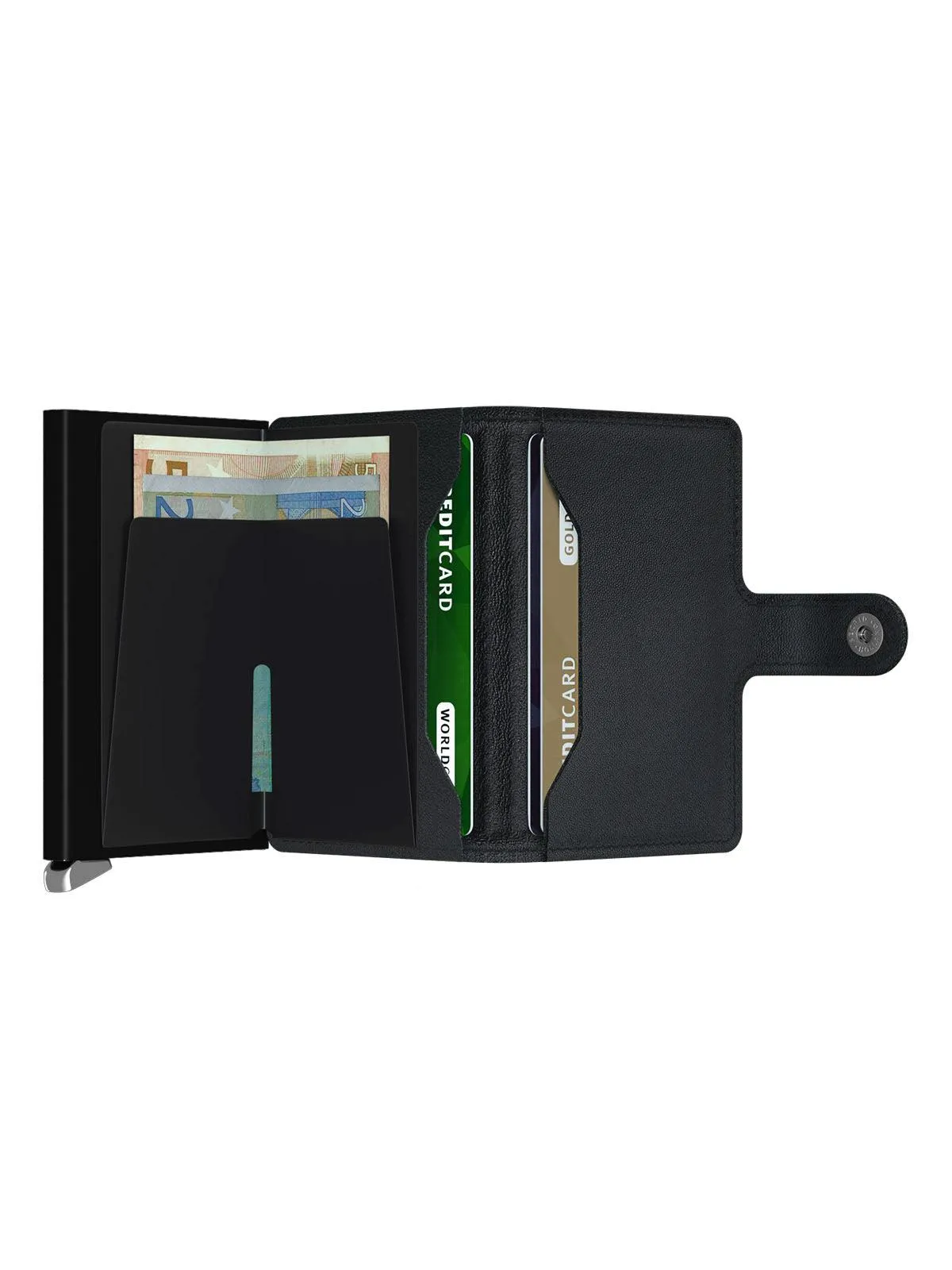 Secrid Premium Edition Miniwallet Emboss Lines Black