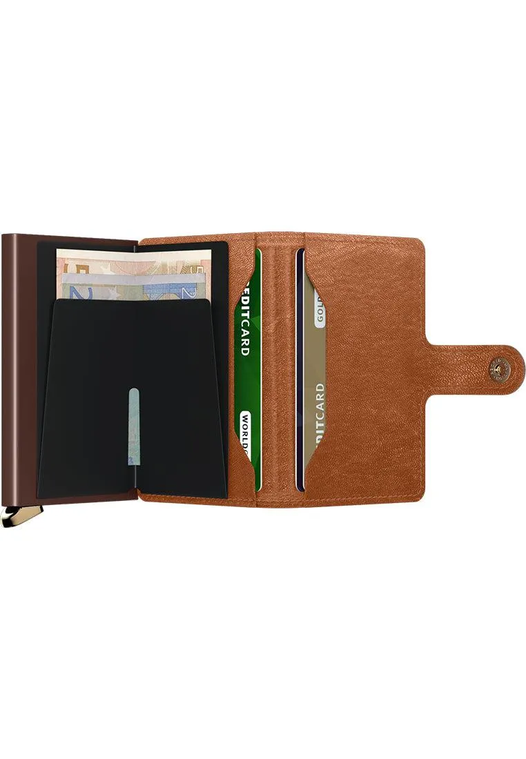 Secrid Premium Edition Miniwallet Emboss Lines Cognac