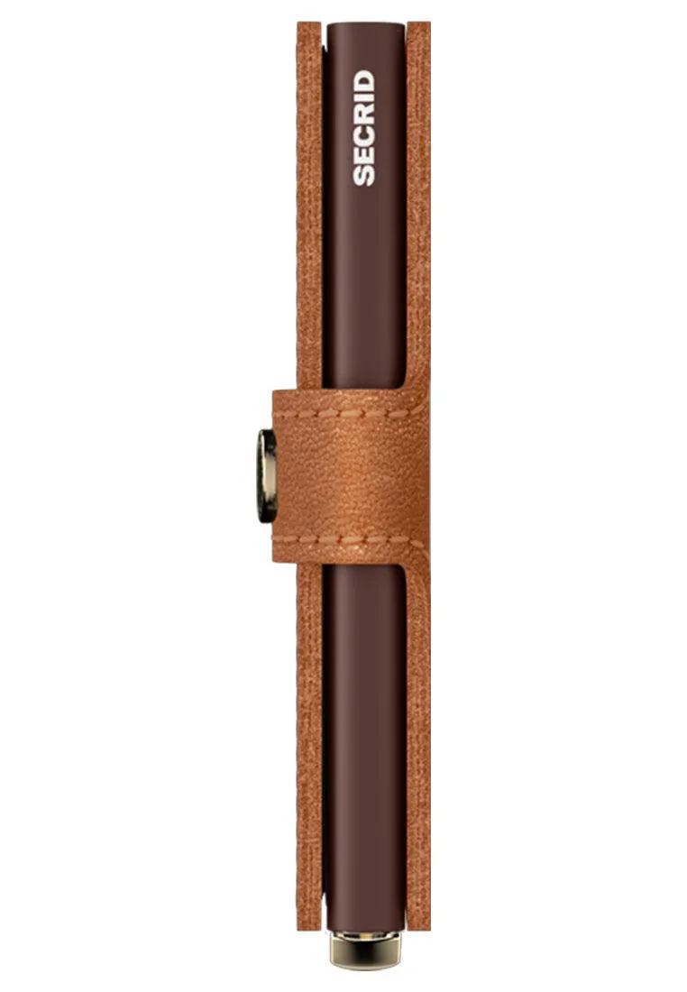 Secrid Premium Edition Miniwallet Emboss Lines Cognac