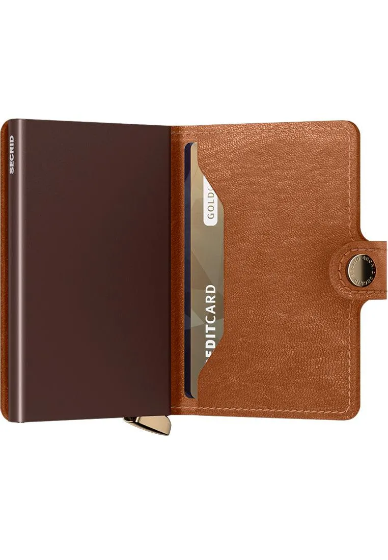 Secrid Premium Edition Miniwallet Emboss Lines Cognac
