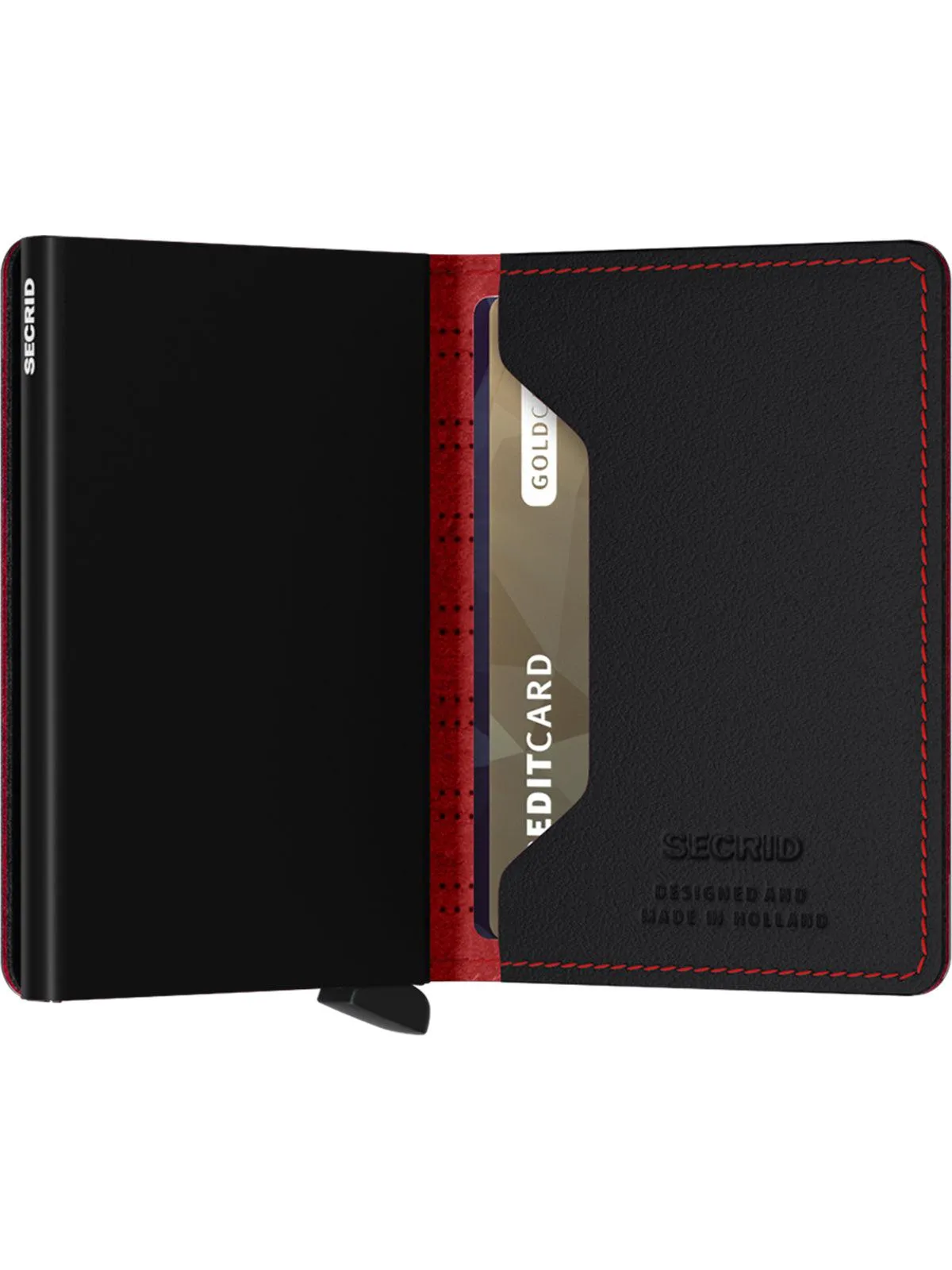 Secrid Slimwallet Fuel Black Red