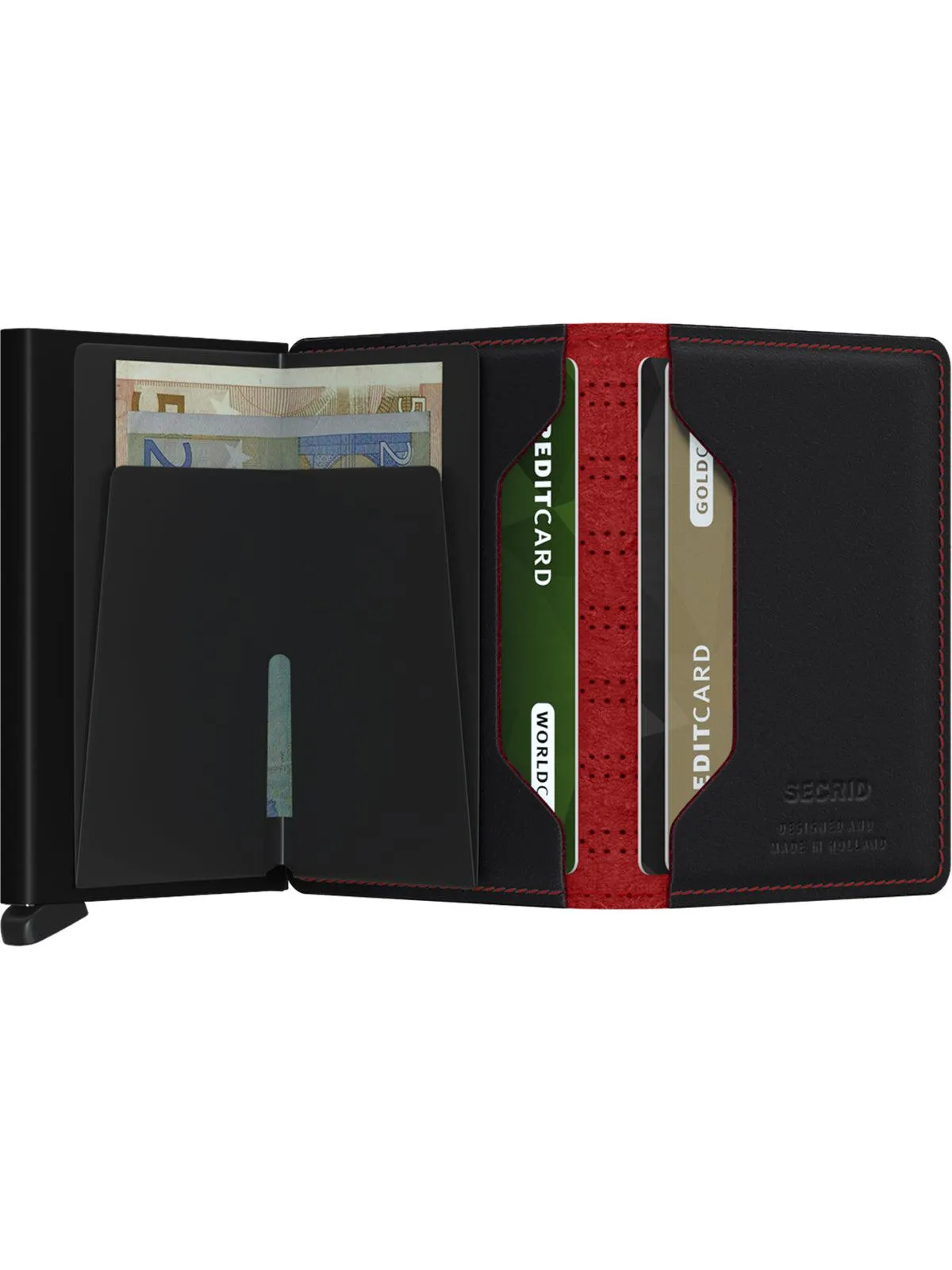 Secrid Slimwallet Fuel Black Red