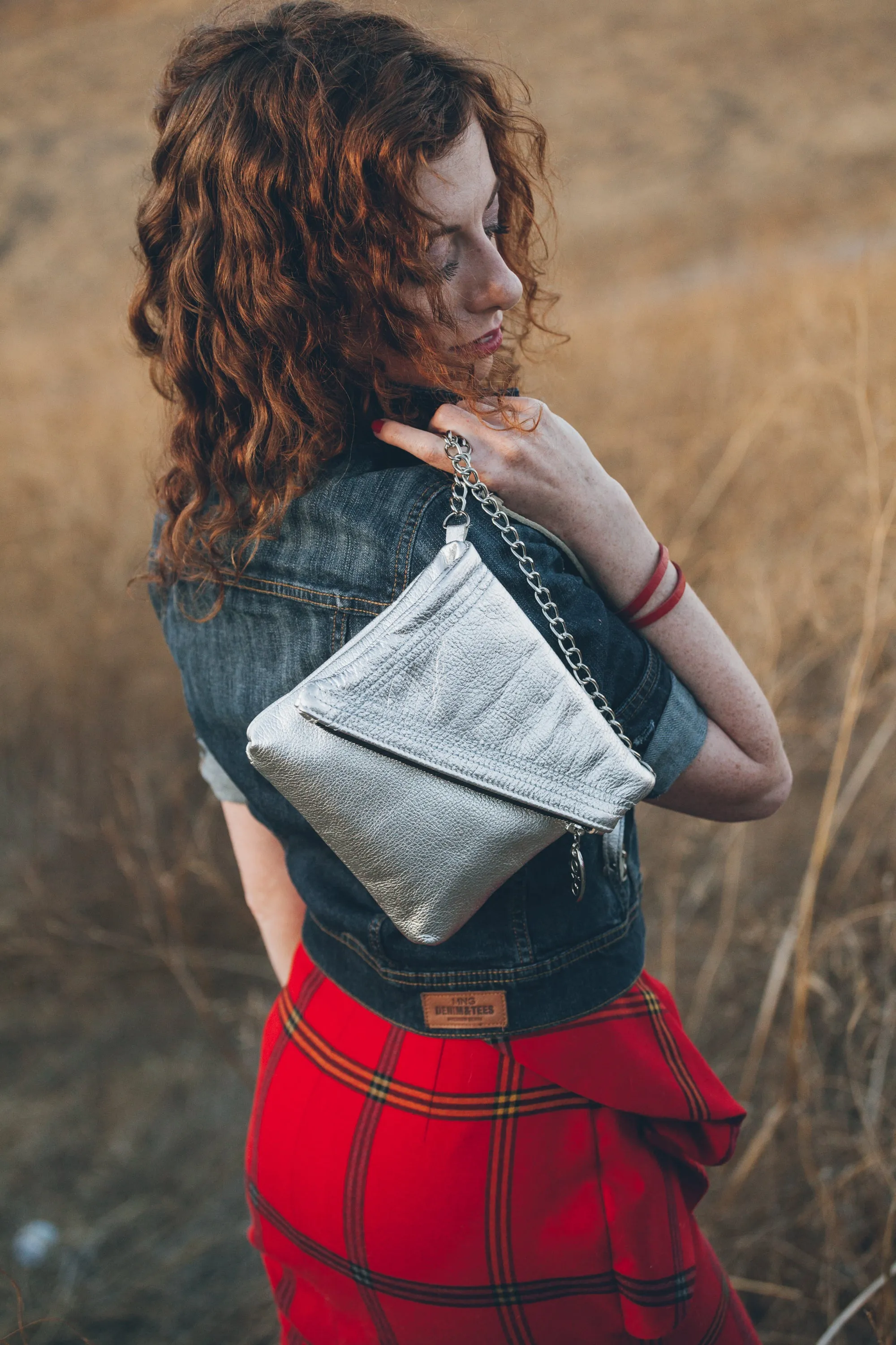 Shelley fold over bag