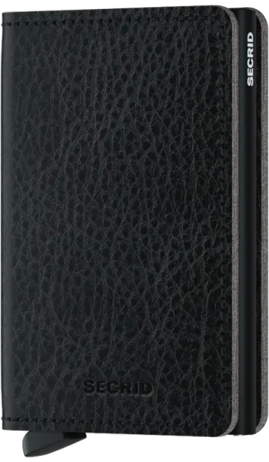 Slimwallet Veg Black-Black