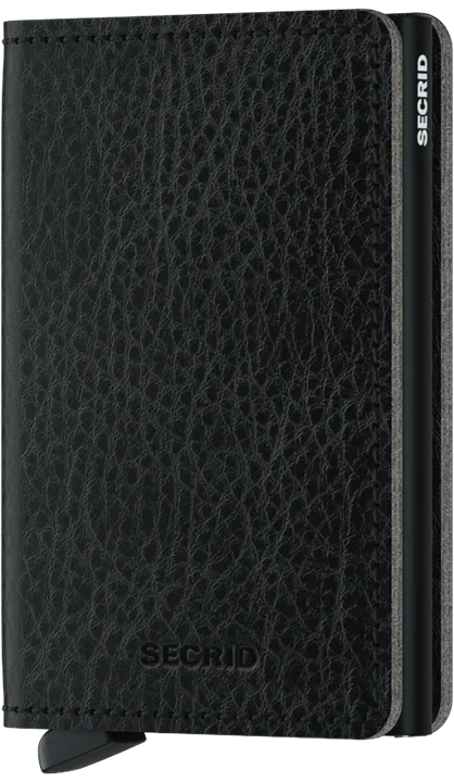 Slimwallet Veg Black-Black