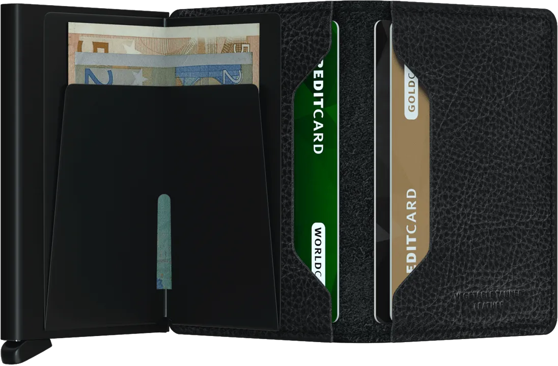 Slimwallet Veg Black-Black