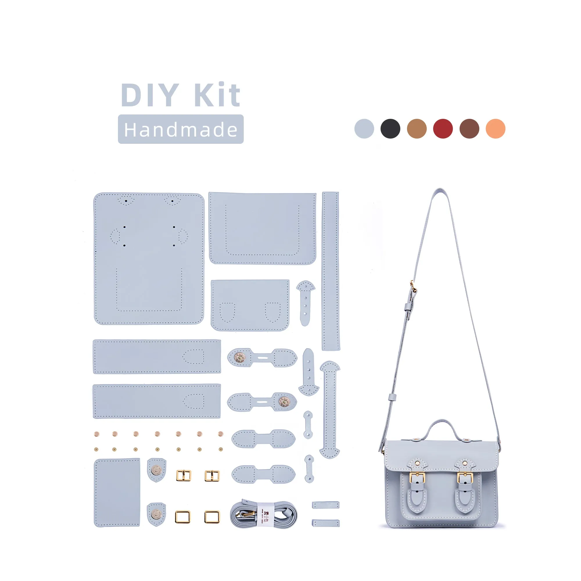 Small Cambridge Leather Bag Kit