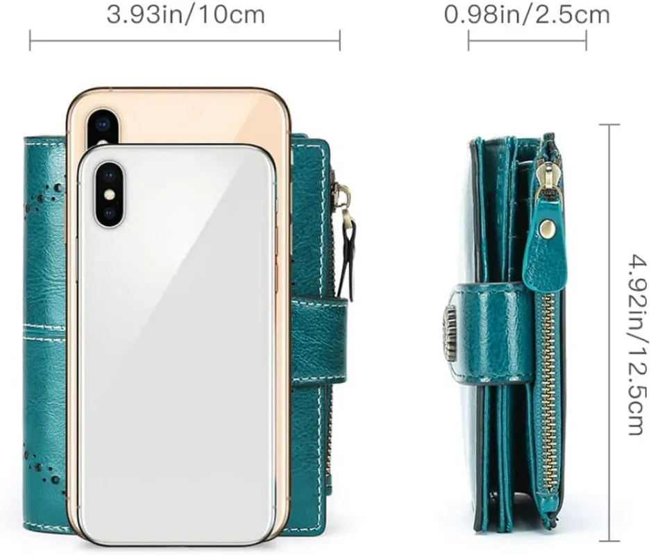 Small Wallets for women RFID Blocking Bifold Wallet