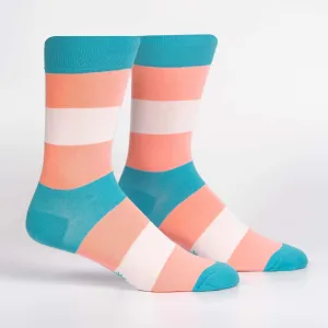 Sock It To Me Trans Pride Crew Socks S/M