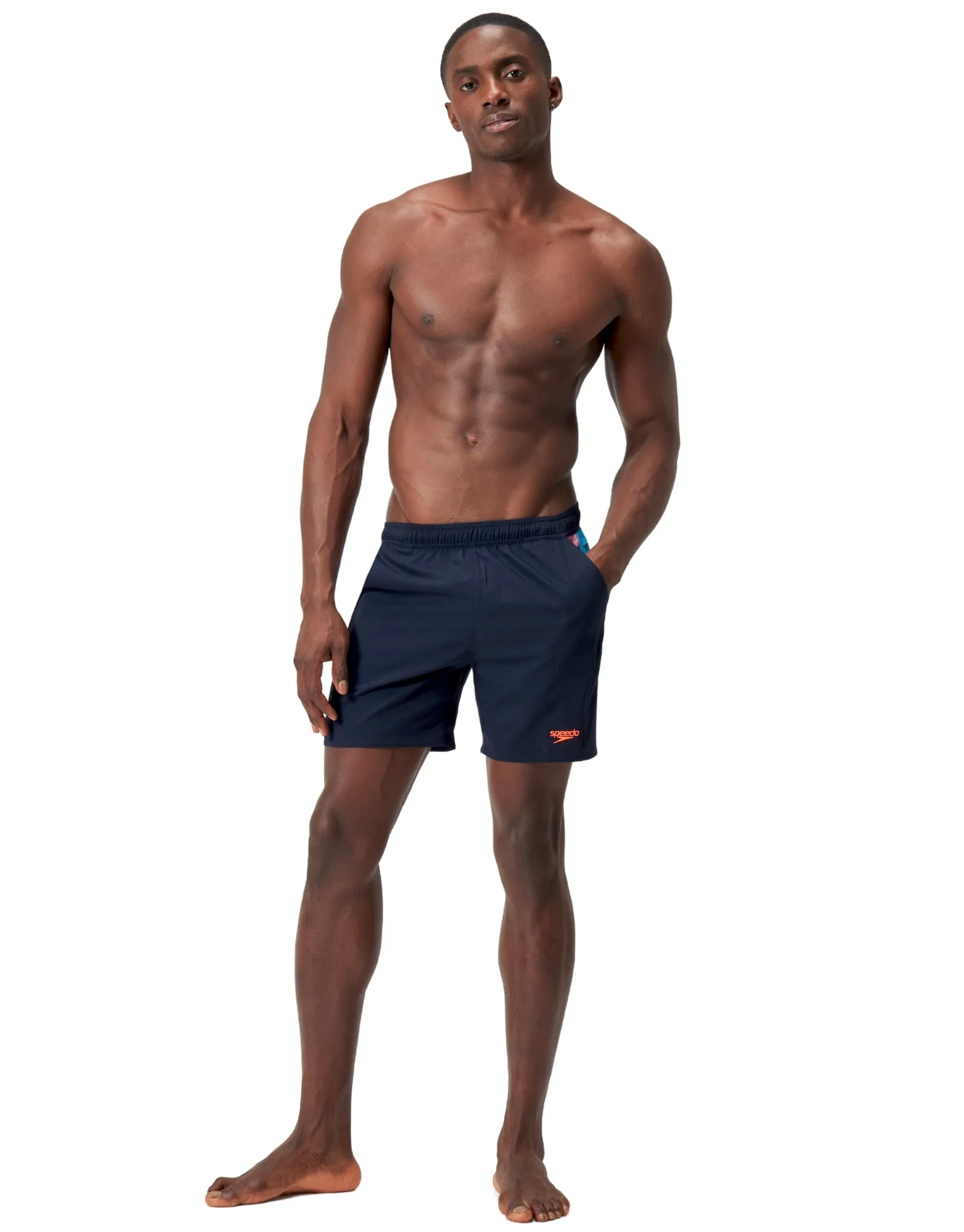 Sport 2 Panel 16" Watershorts - Blue/Red