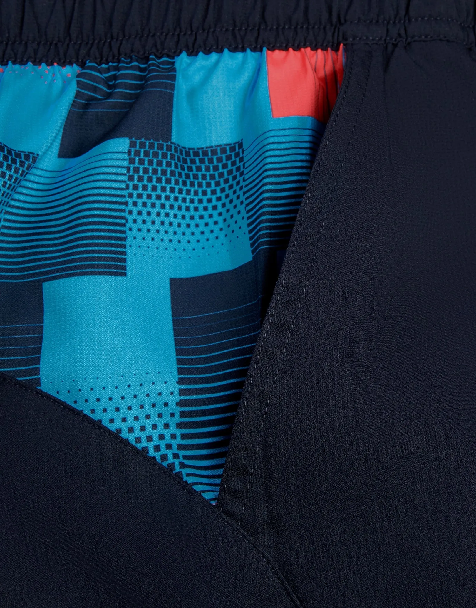 Sport 2 Panel 16" Watershorts - Blue/Red