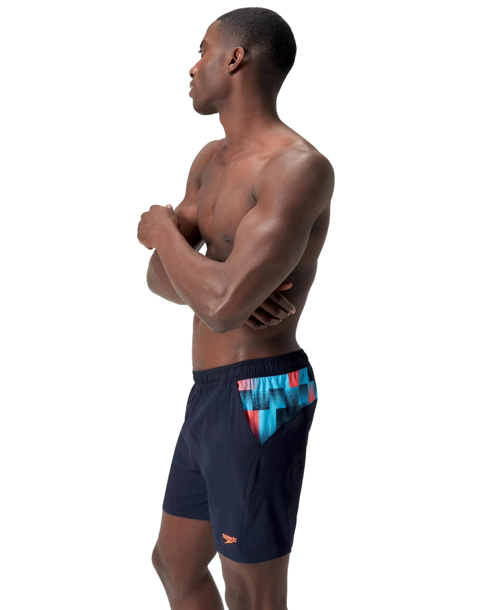 Sport 2 Panel 16" Watershorts - Blue/Red