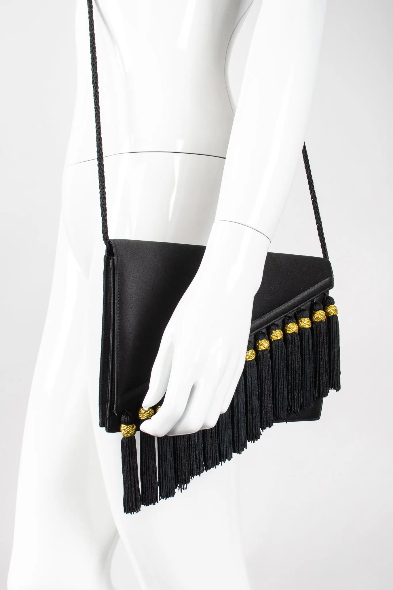 Tassel Fringe Satin Bag