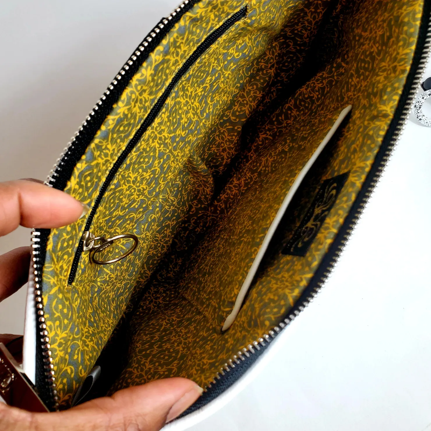 Tee Zipper Clutch