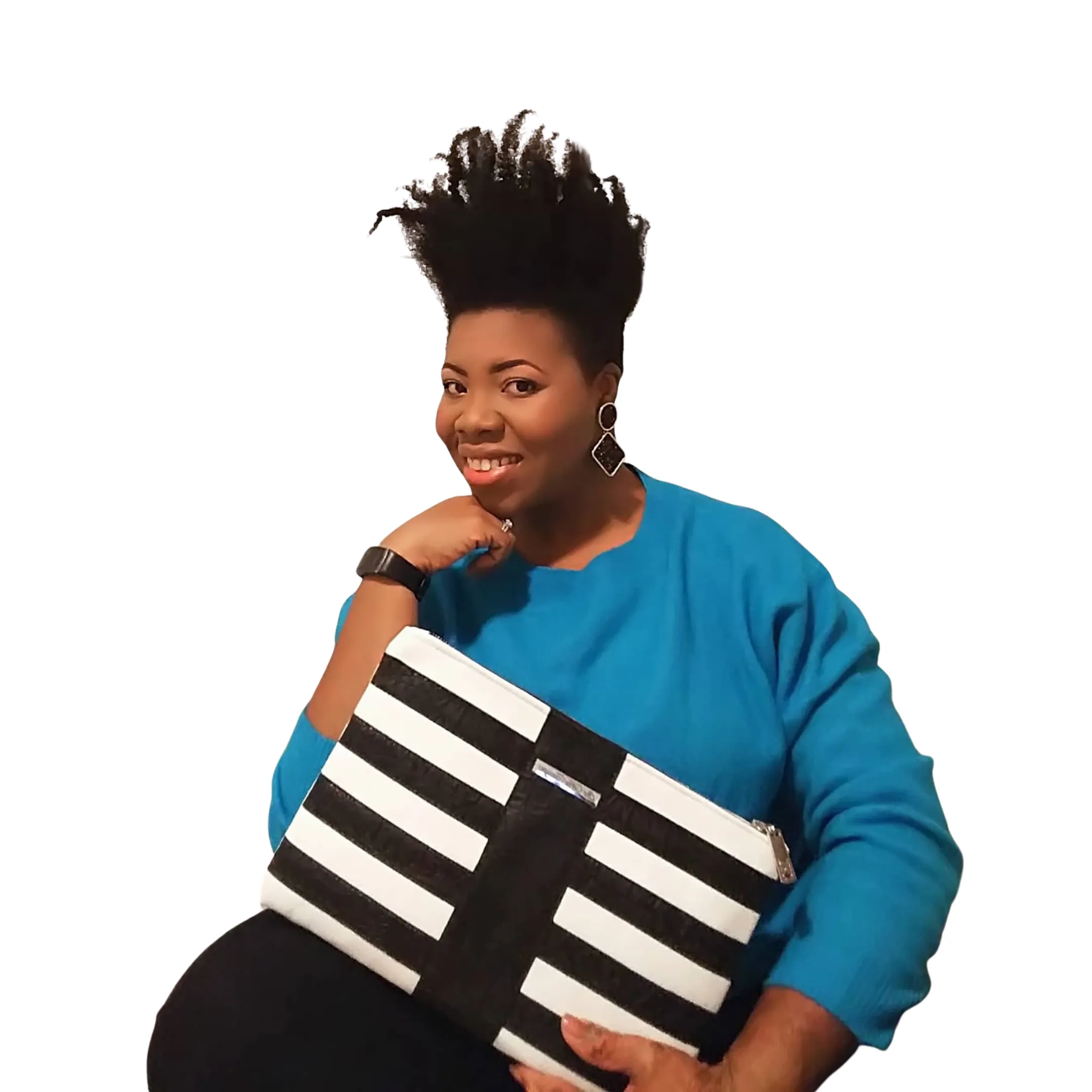 Tee Zipper Clutch