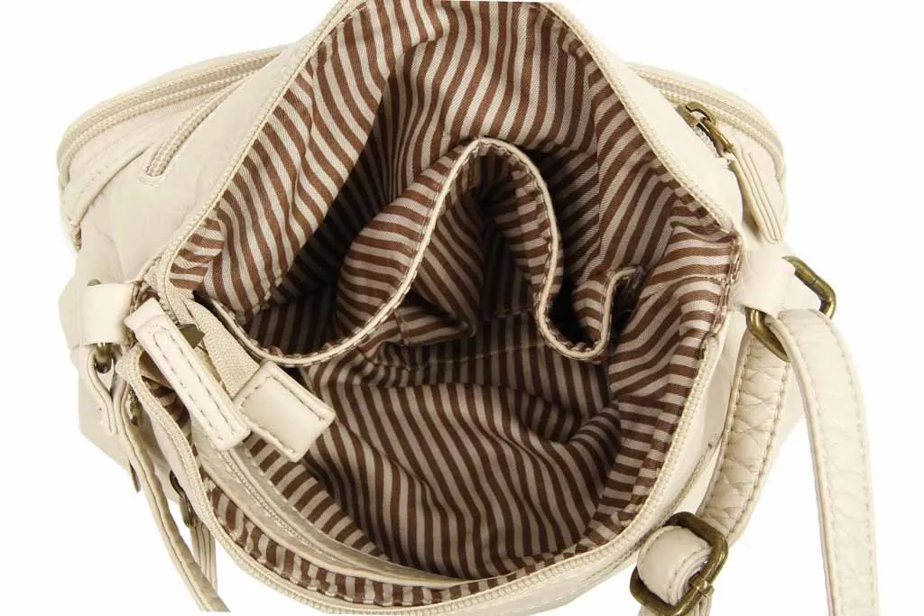 The Bethany Crossbody - Taupe
