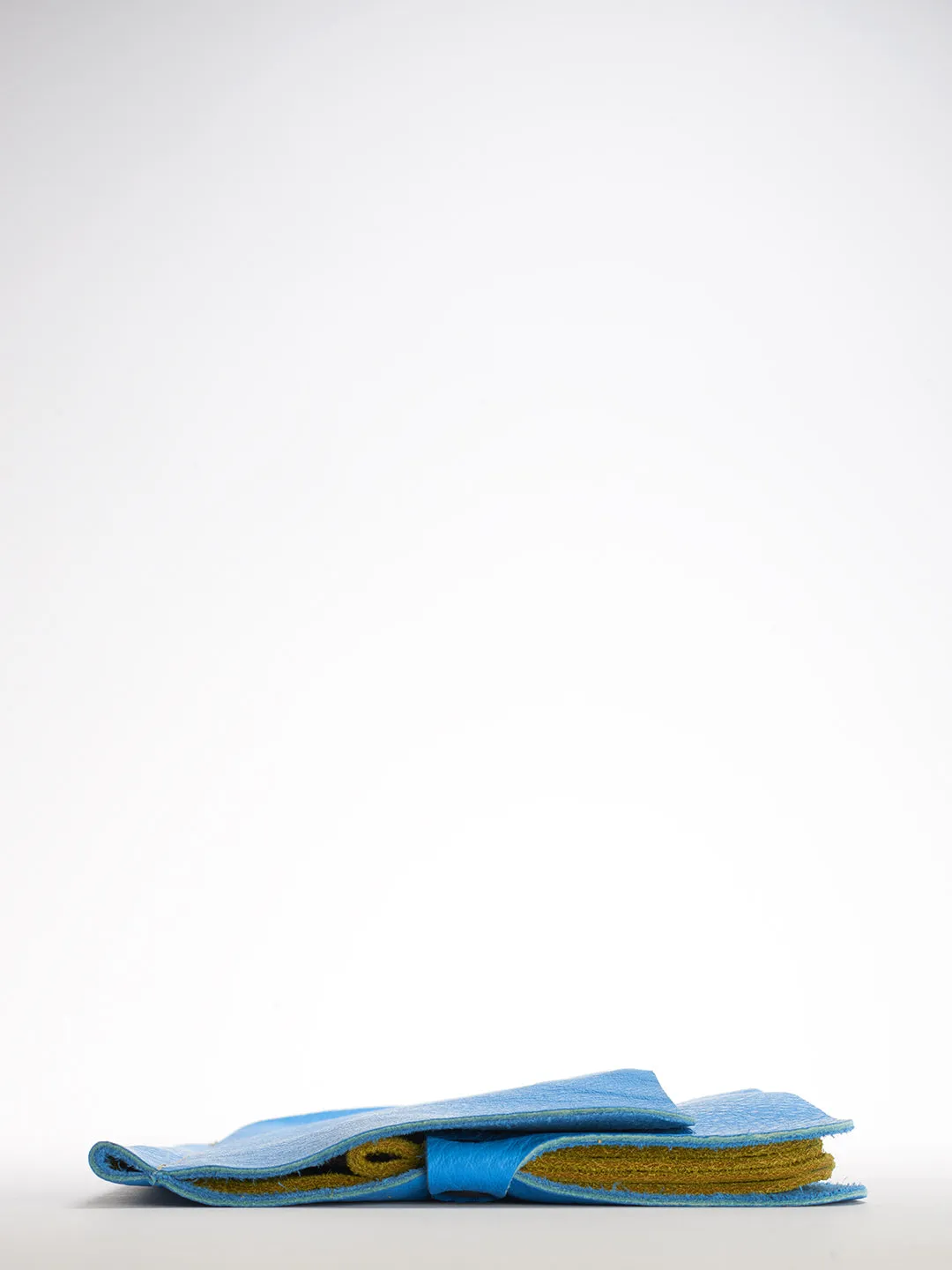 The Novella bag - Sky blue leather