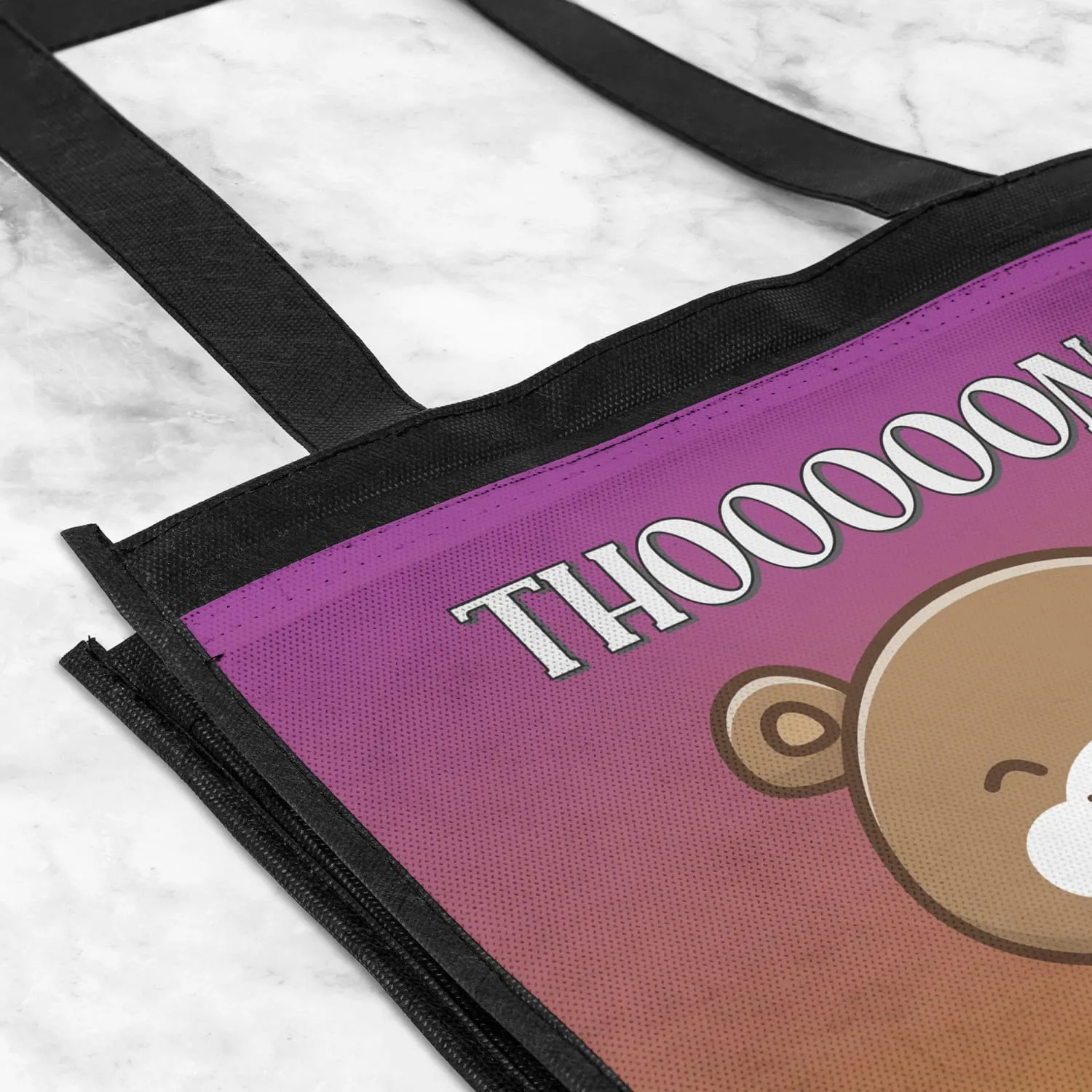 Thooooon... WE FEATH!! Grocery Tote Bag