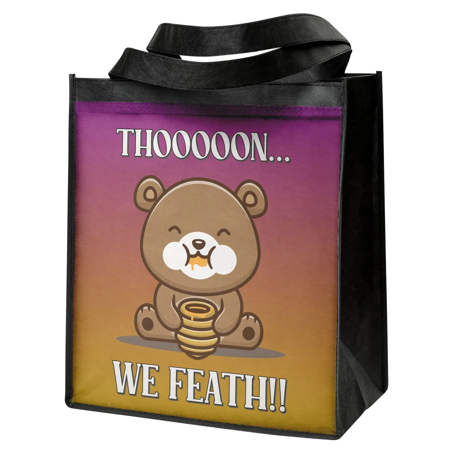 Thooooon... WE FEATH!! Grocery Tote Bag