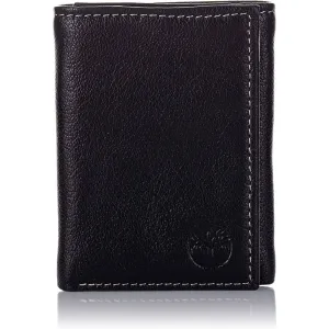 Timberland Men's Genuine Leather RFID Blocking Trifold Wallet | Multiple Colors