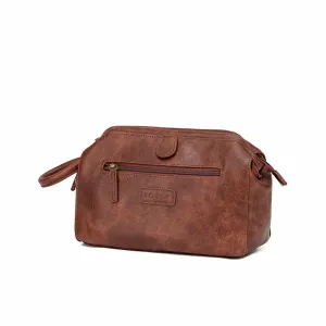 Tosca V.L Toiletry Bag Brown