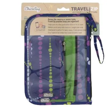 Travel Reusable 3 Pouch Set