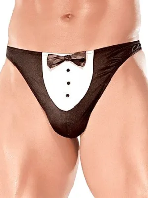 Tuxedo Thong W/Coat Tails